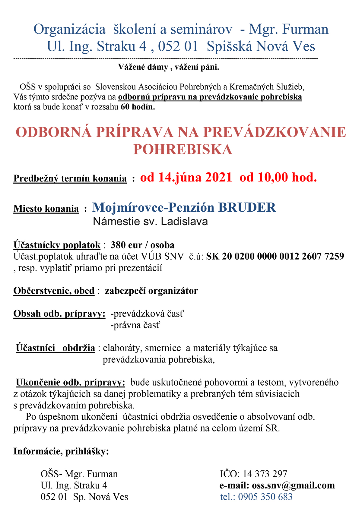 skolenie pohrebisko