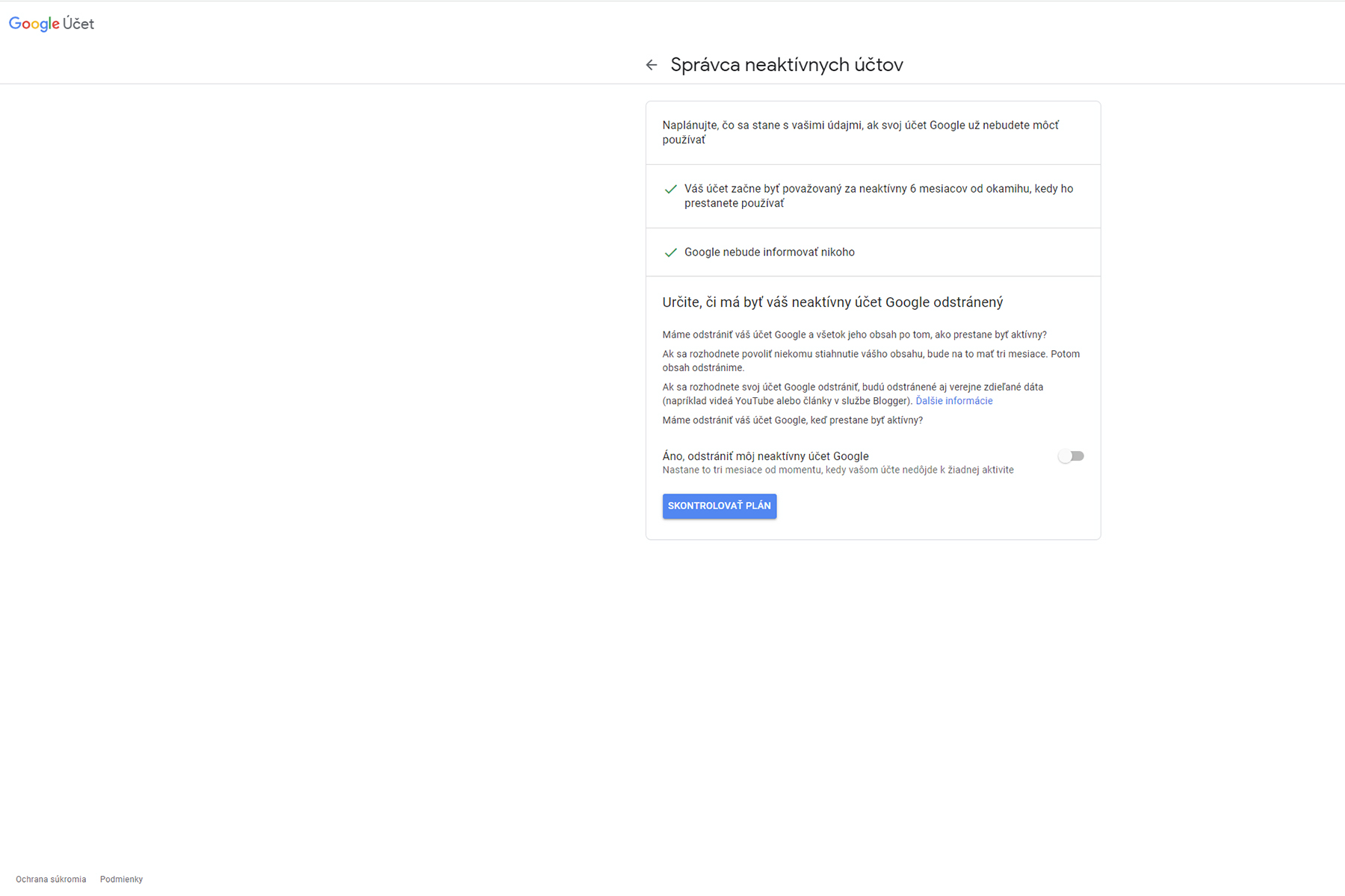 Ochrana dat google 5