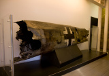 Časť vraku havarovanej stíhačky Rudolfa Hessa. (zdroj: wikipedia)