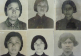 Fotografie obetí v Múzeu genocídy Tuol Sleng. (zdroj: wikipedia) 