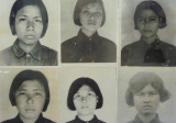 Fotografie obetí v Múzeu genocídy Tuol Sleng. (zdroj: wikipedia) 
