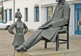 Nietzscheho socha v nemeckom Naumburgu. (zdroj: wikipedia)