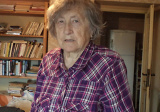 Dcéra Jána Harmana, Viera Ďurejová (1930 - 2017), rod. Harmanová na fotografii z roku 2013. (foto: archív Pavla Iča) 
