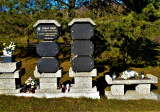 Urnová schránka protifašistického bojovníka Juraja Hrica v kolumbáriu na cintoríne vo Vyšnej Slanej. (foto: Pavol Ičo) 