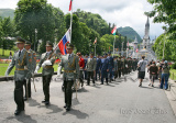 Čestná stráž OS SR na vojenskej púti v Lurdoch, foto Jozef Žiak