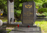 Otto Smik *20.1.1922 — † 28.11.1944 cintorín Slávičie údolie, priestor V.I.P. neďaleko hlavného vchodu, foto Pavel Ondera 