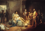 Posledného vládcu Aztékov, Guatemozina, popravili po ukrutnom mučení. (zdroj: en.wikipedia.org, fotografiu poskytol Pavol Ičo)