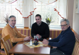 Zľava: Günter Holotta, Martin Chudý a Peter Kraft
