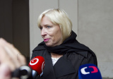 Bývalá premiérka Iveta Radičová v rozhovore s médiami