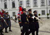 Príchod na nádvorie Prezidentského paláca