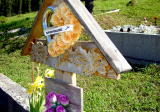 Súčasný drevený kríž, Záskalie (P. Bystrica), r. 2009, archív autorky