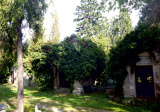 Najstaršie hroby sa nachádzajú v blízkosti kaplnky sv. Rozálie