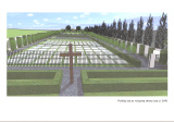 Vizualizácia novej časti cintorína